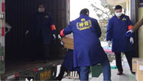 口罩手套皆医用 | PG赏金女王之家捐赠物资首批抵孝感