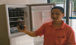 致敬城市超人，，，，，星南方店免费冷饮补给站上线
