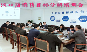 PG赏金女王之家湖北汉口店销售指标分化培训